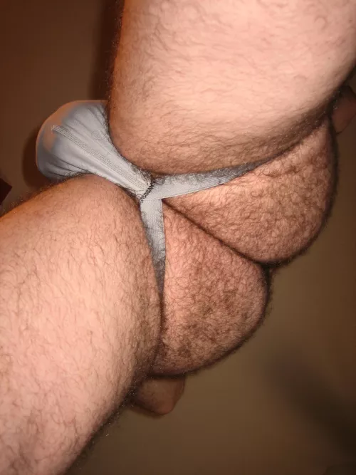 my hairy ass in a strap by ParticularAny9664
