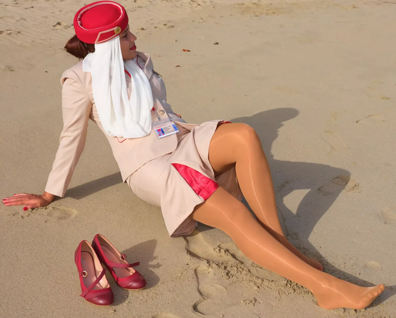 Pantyhose in the sand posted by Alexis_Haven