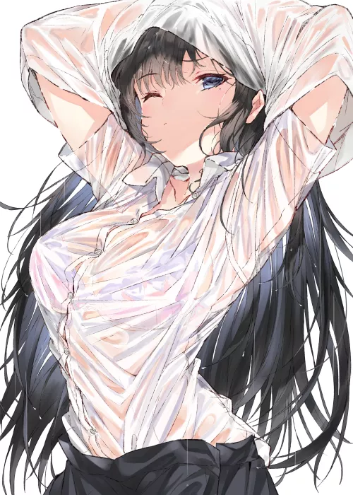 Taking off wet clothes by xSaviour_N