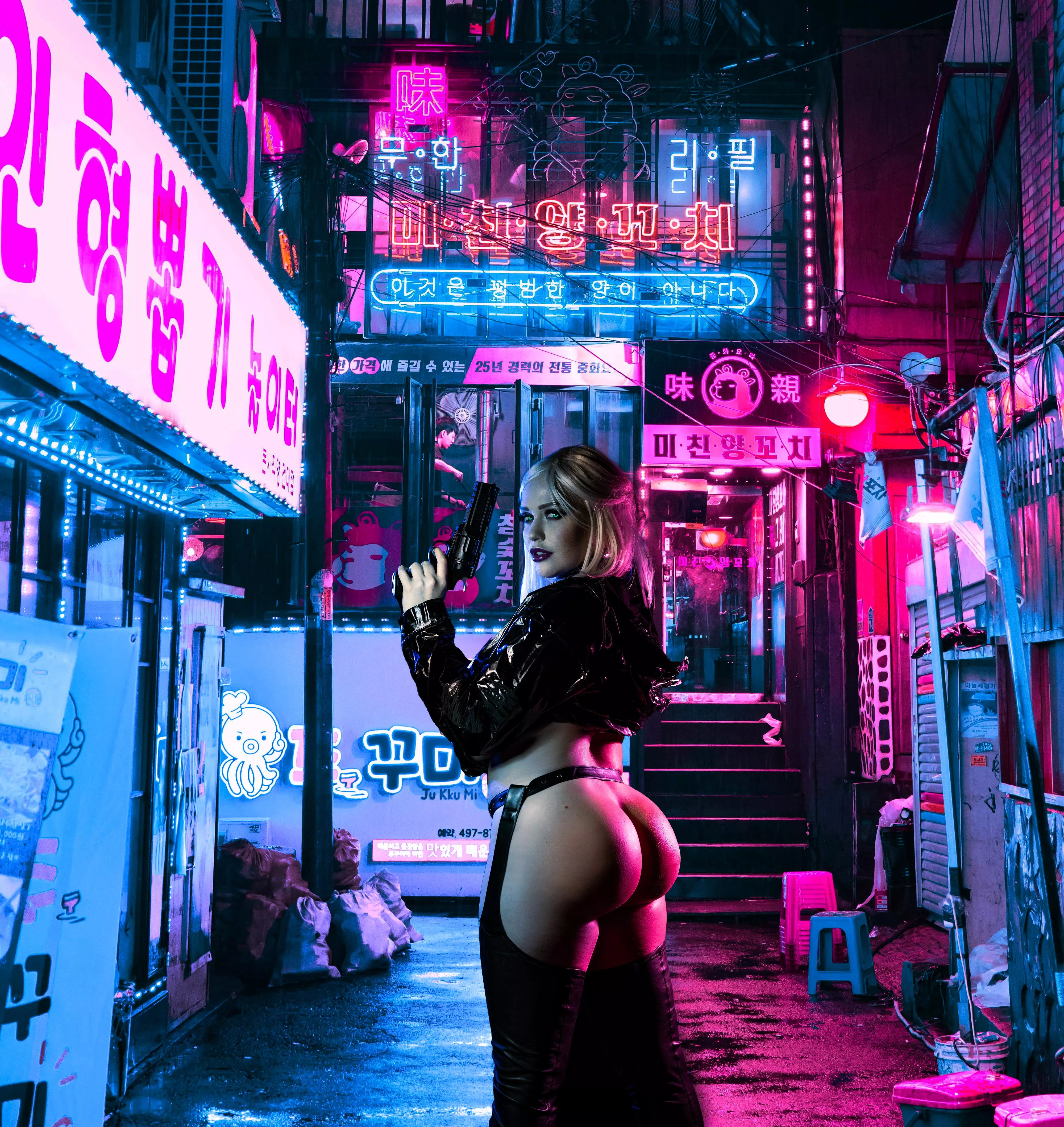 Agent MIA reporting for duty. (It's not an AI artwork. I made it myself once I saw the cosplay pics as it was too good not to. Hope you guys like it) posted by Mysterious-Reward-71