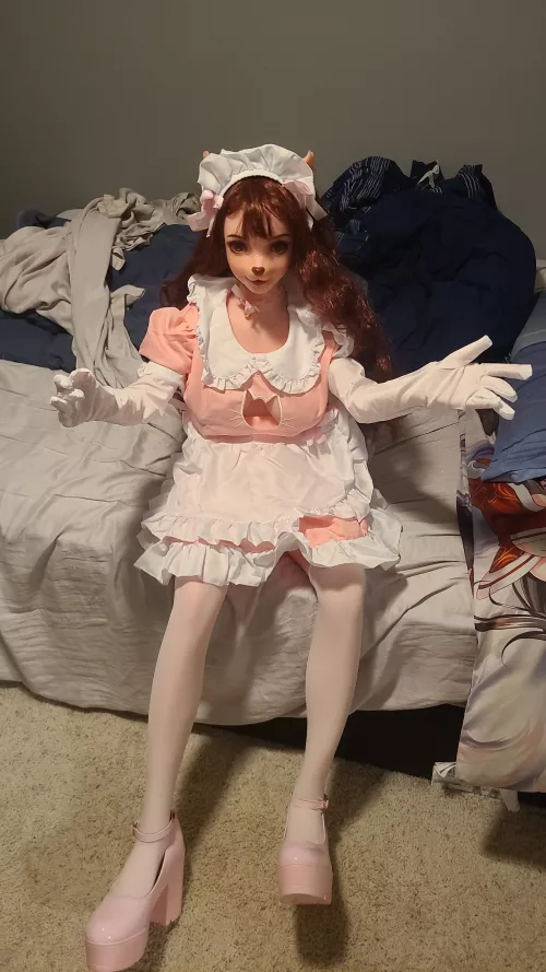 Ari ready for nightly duties by thatkurokitsune