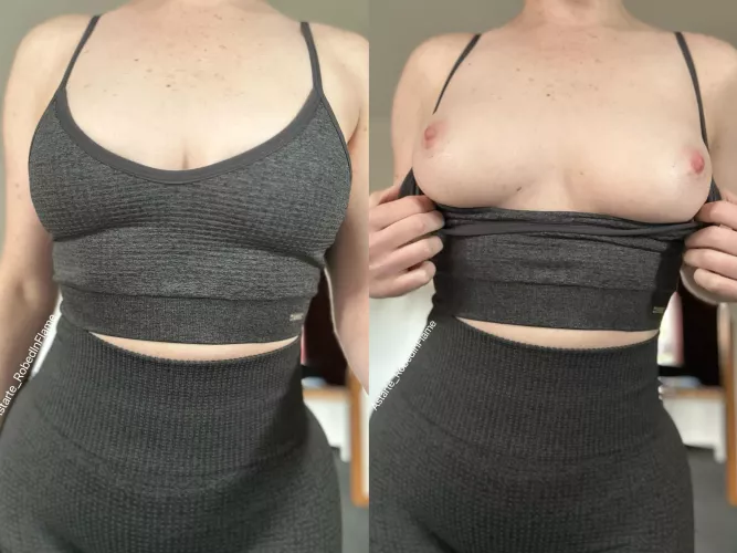 Boobage: workout edition 🍒 💪 by Astarte_RobedInFlame