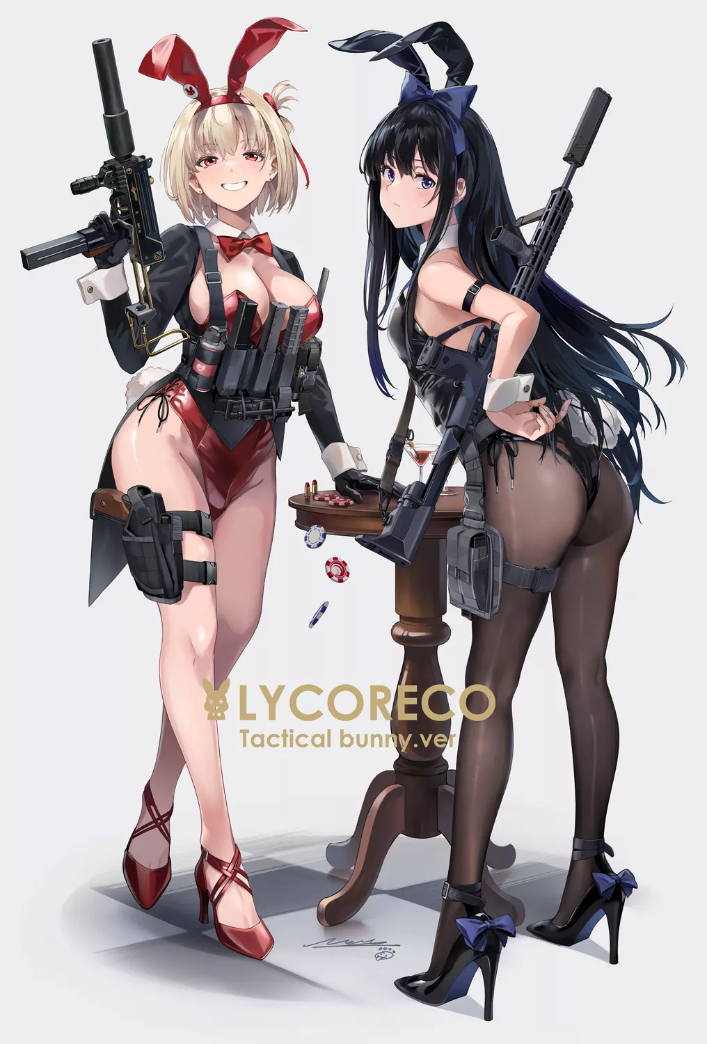 Guns and bunnies [Lycoris Recoil] posted by x54dc5zx8