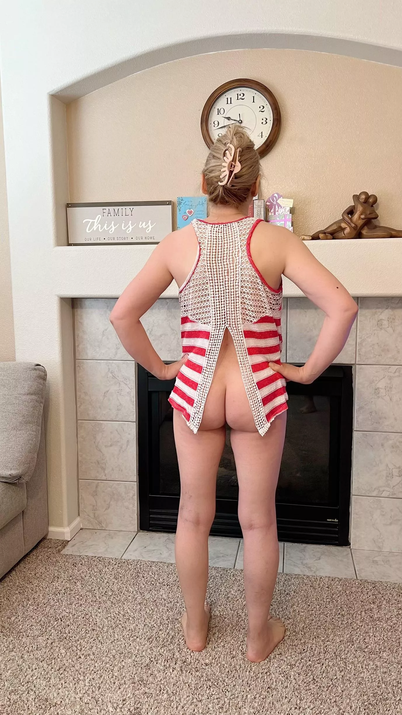 How does my outfit look❓❓😉😜😉😜😉😜😉😁😜😉 posted by NancyJustNudism