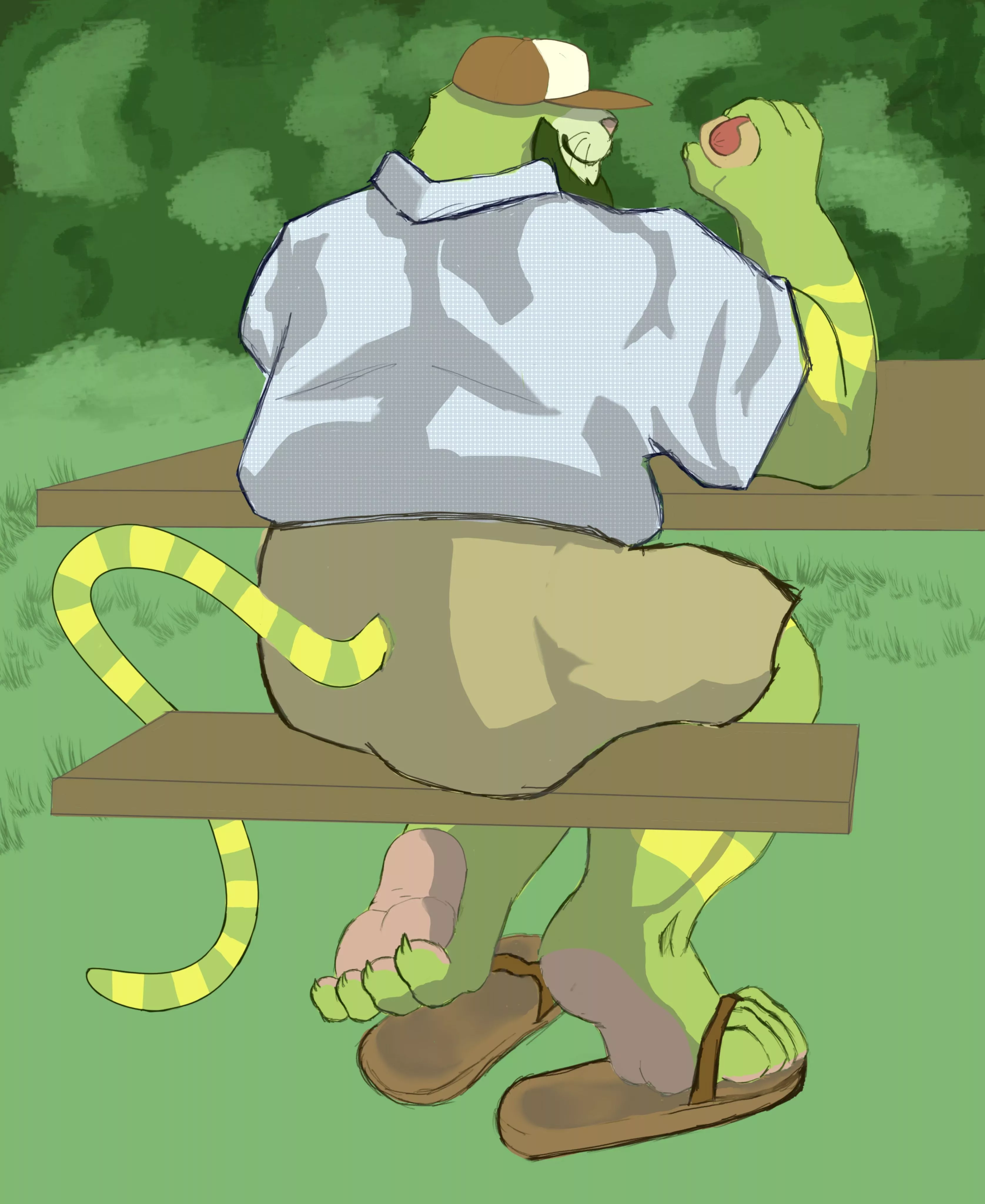 Kaz's Massive Paws (@AD_Corgi) posted by naughty_corgii