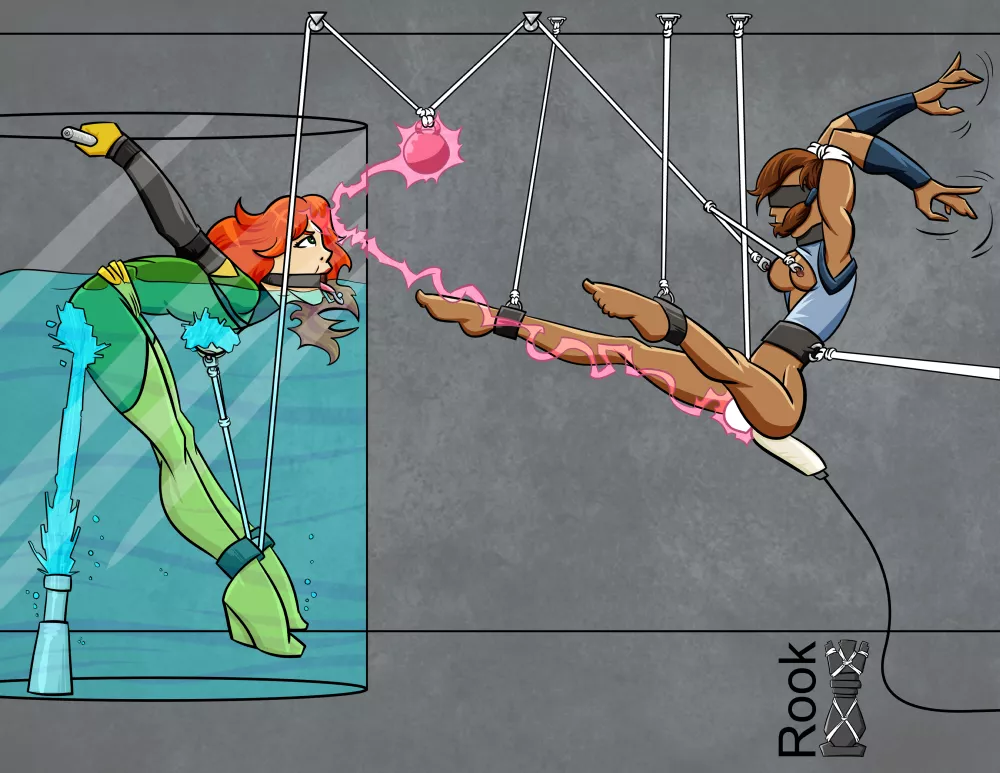 Korra + Jean posted by SiarX