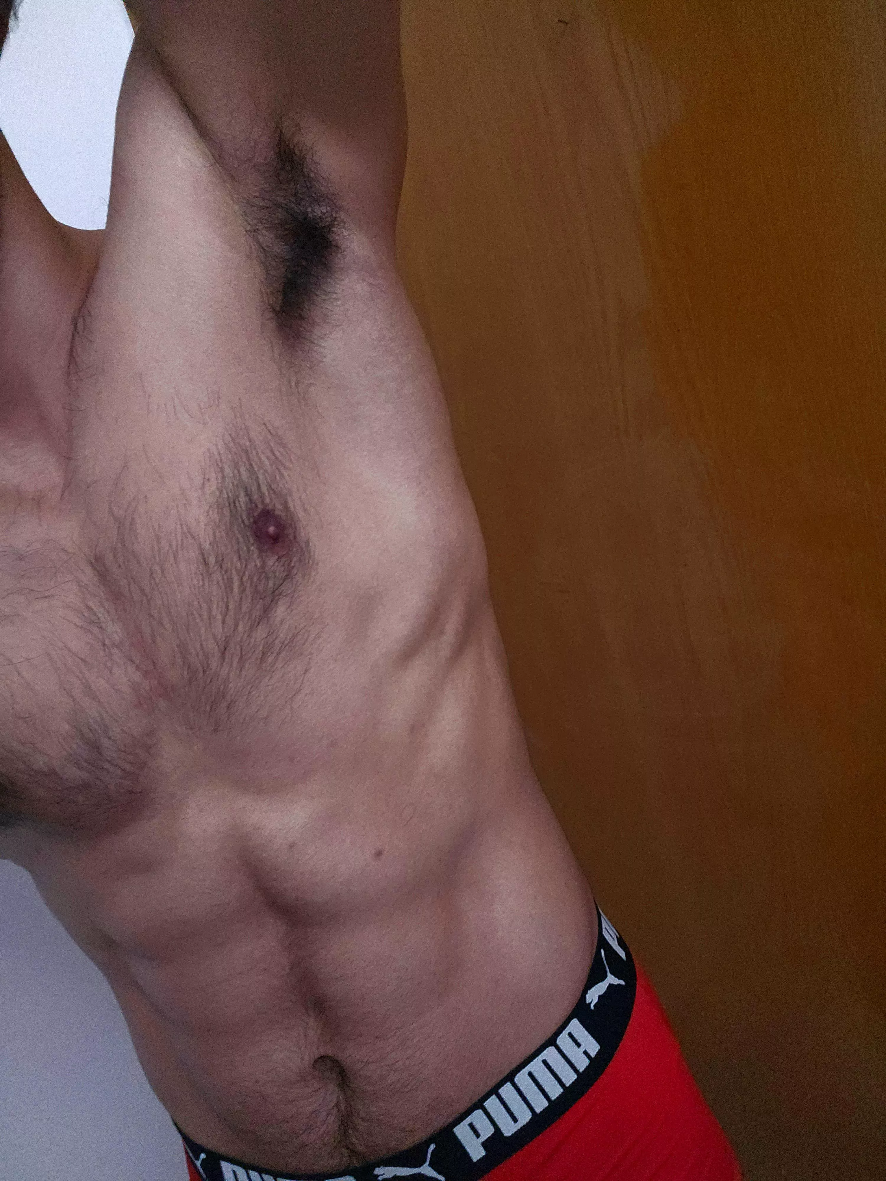 My armpit hair has never been this long, so I decided to document this milestone :) posted by monta5312