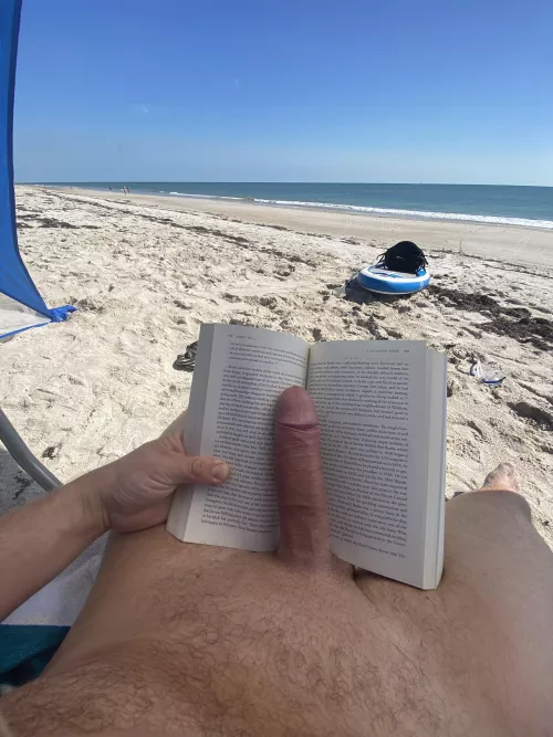 Nothing like sun, water, and a good book by nakedwildman2