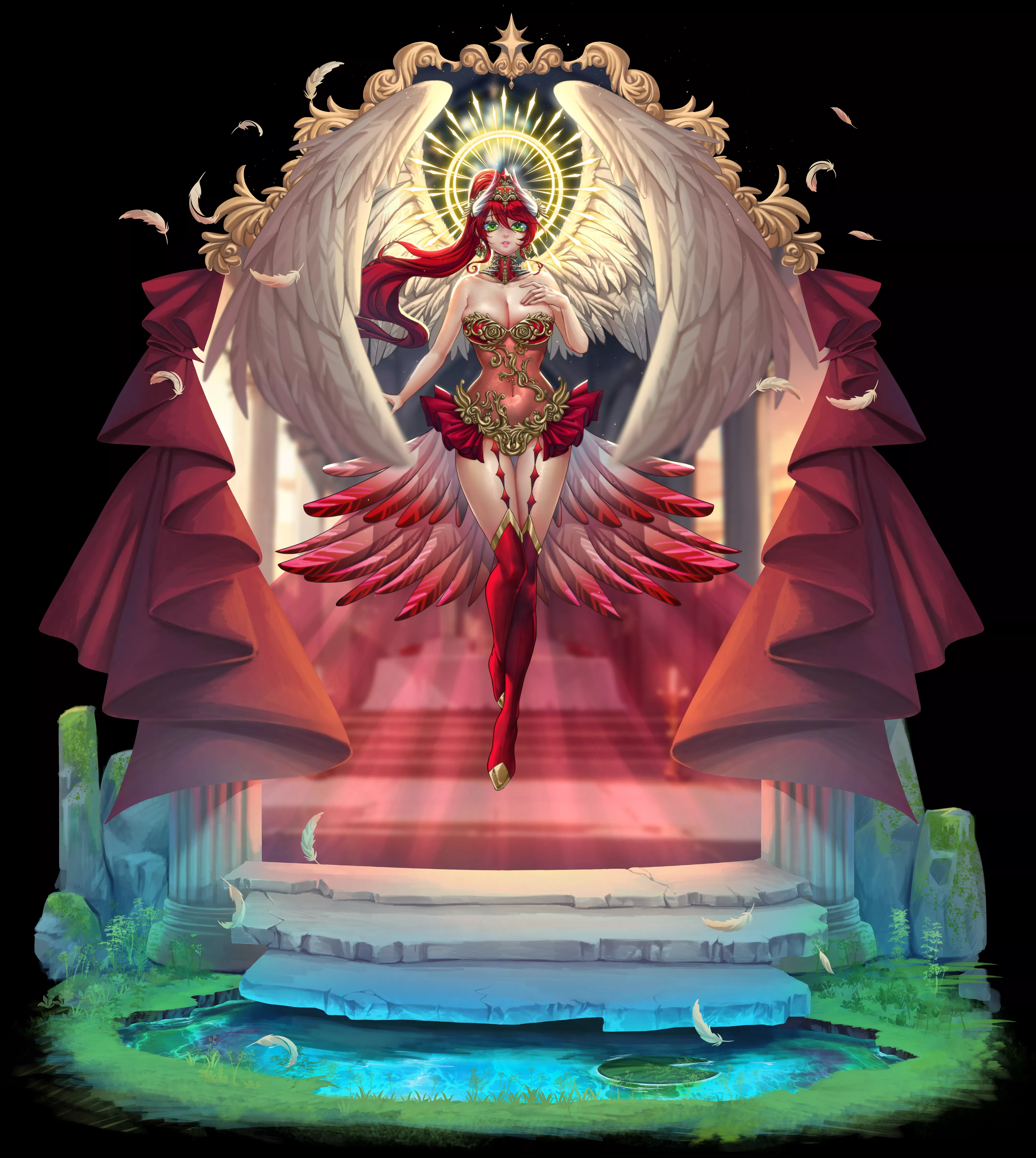 Sexy angel Pyrrha (lillica) [rwby] posted by darkrobbe1