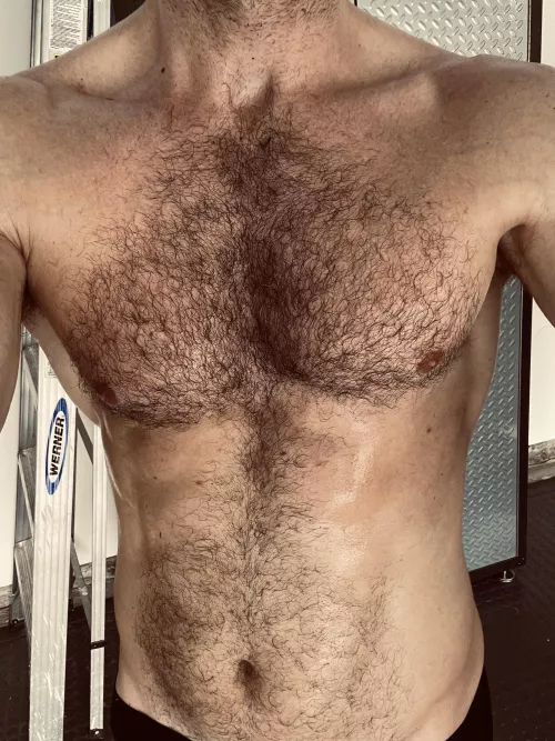 Sheen of Sweat and Hair by SinnerDILF