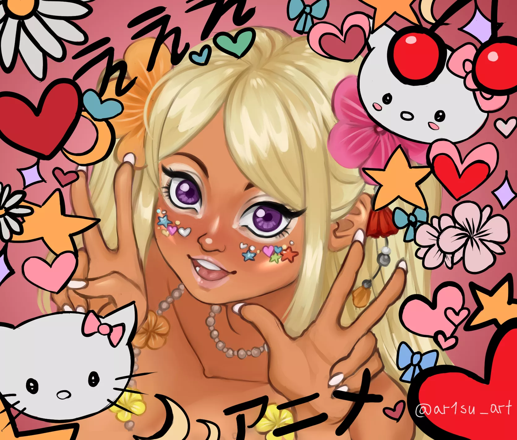 Suki portrait I've drawn posted by sleepingArisu