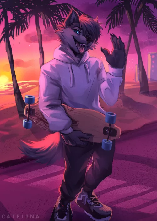 Sunset Skating [Catelina] by DL2828