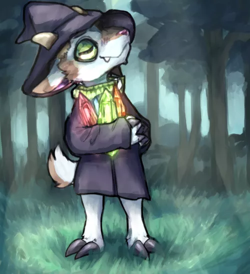 The curious Thistle 🐐 [Art by me] by noiobscura
