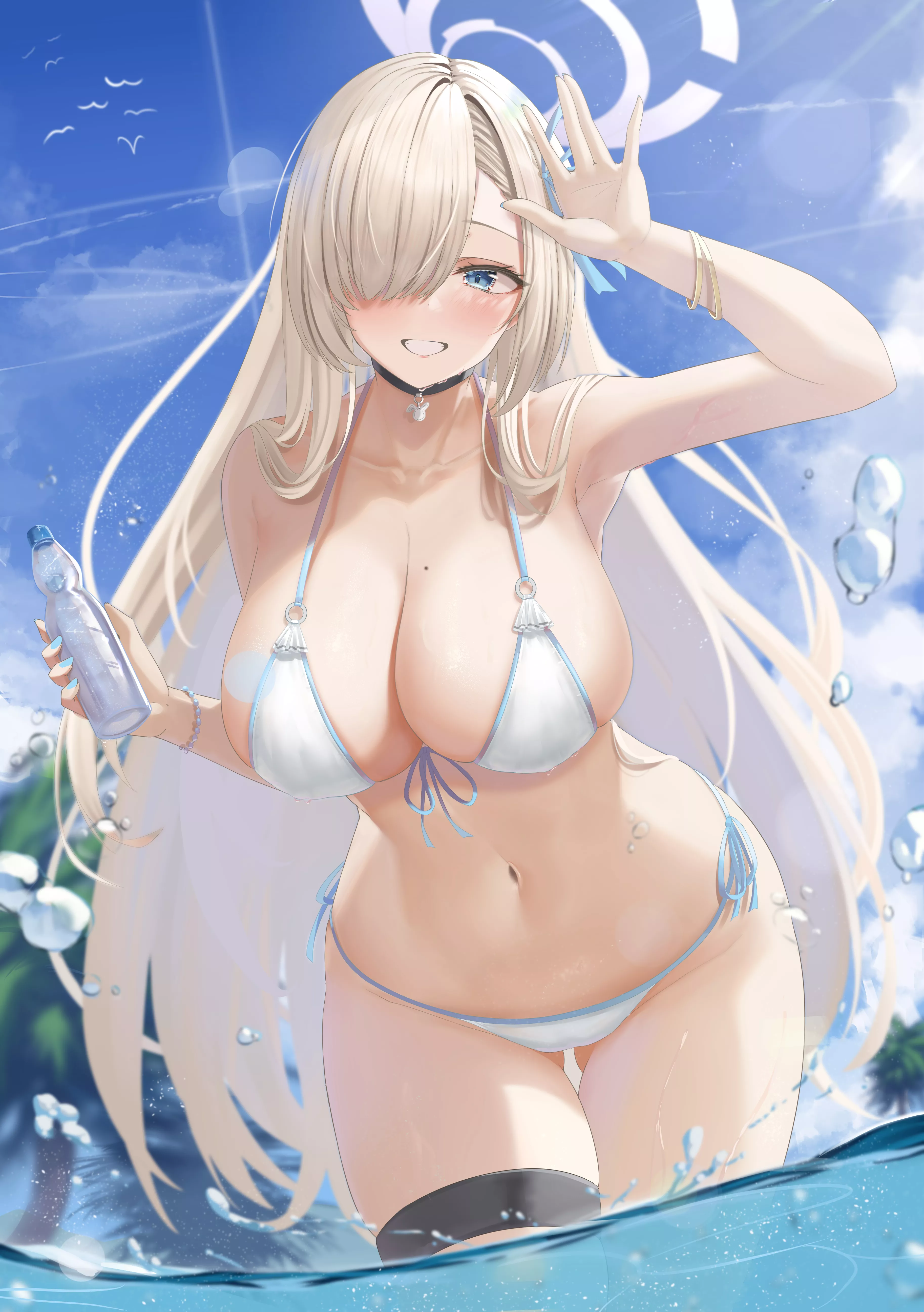 White bikini Asuna Ichinose [Blue Archive] posted by x54dc5zx8