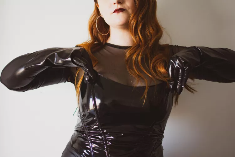 your adoring face reflected in my corset by h-oneey