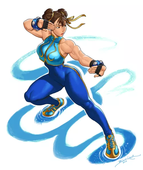Chun-li (BlancLauz) [Street Fighter] by TheTMoneyMan