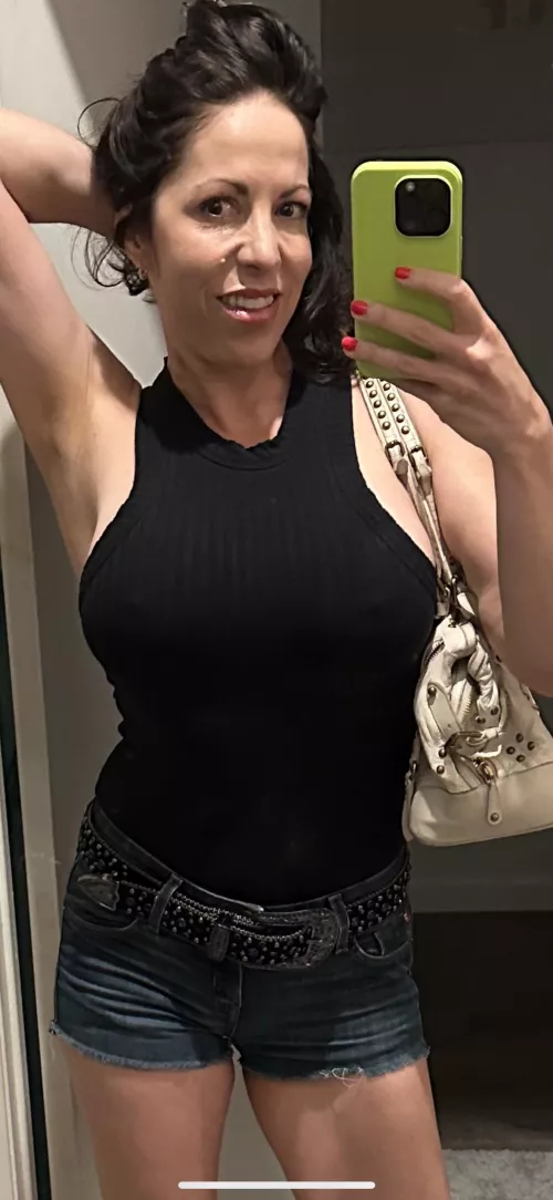 Close up, per request. Braless dance outfit. by socalsunshinexoxo