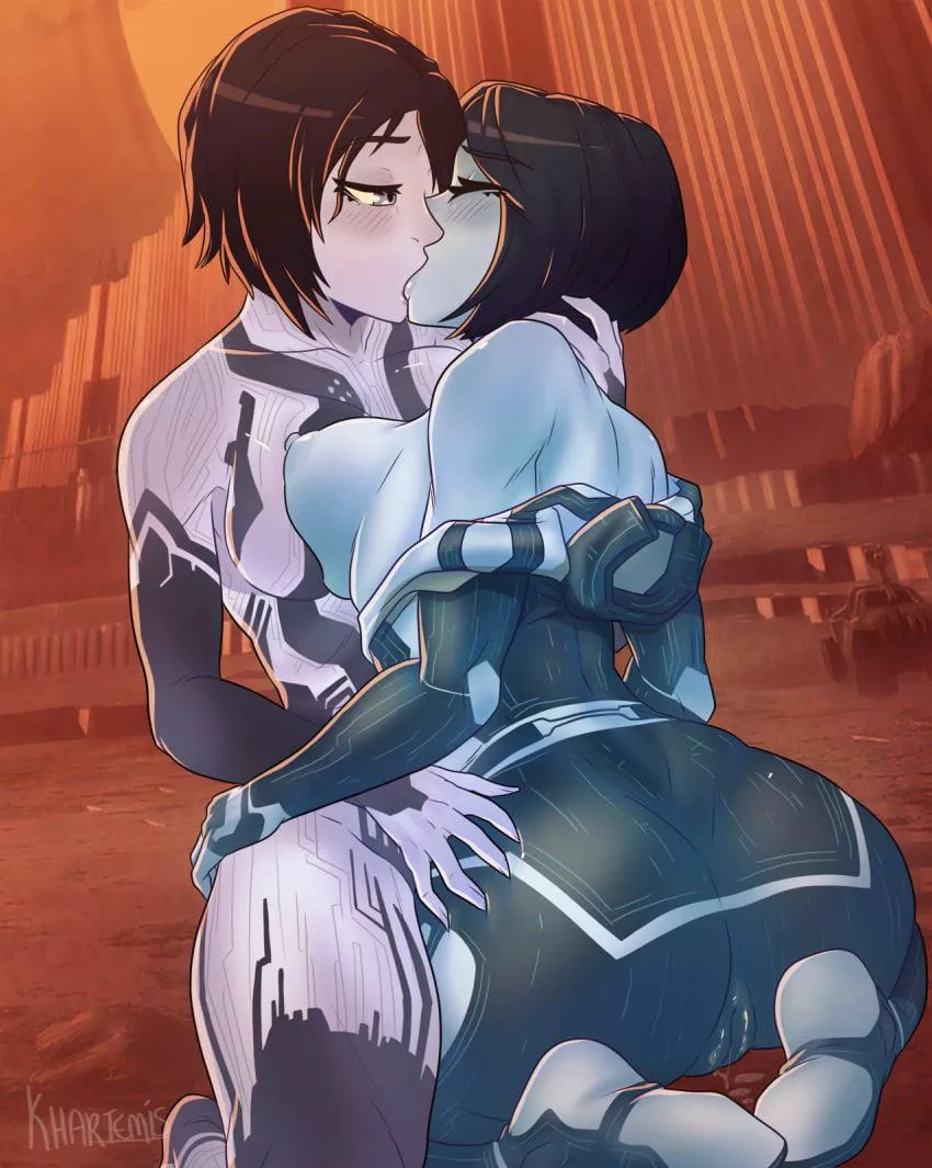 Cortana and The Weapon are transferring data (Khartemis) [Halo] posted by LetsHave_SomeFun