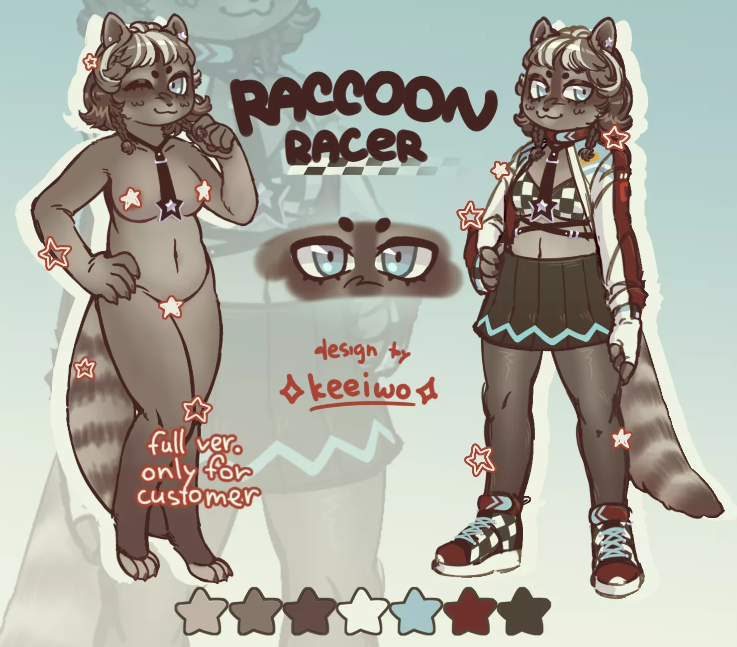 custom character for my friend!! what do you think? owo posted by kamysh_meow