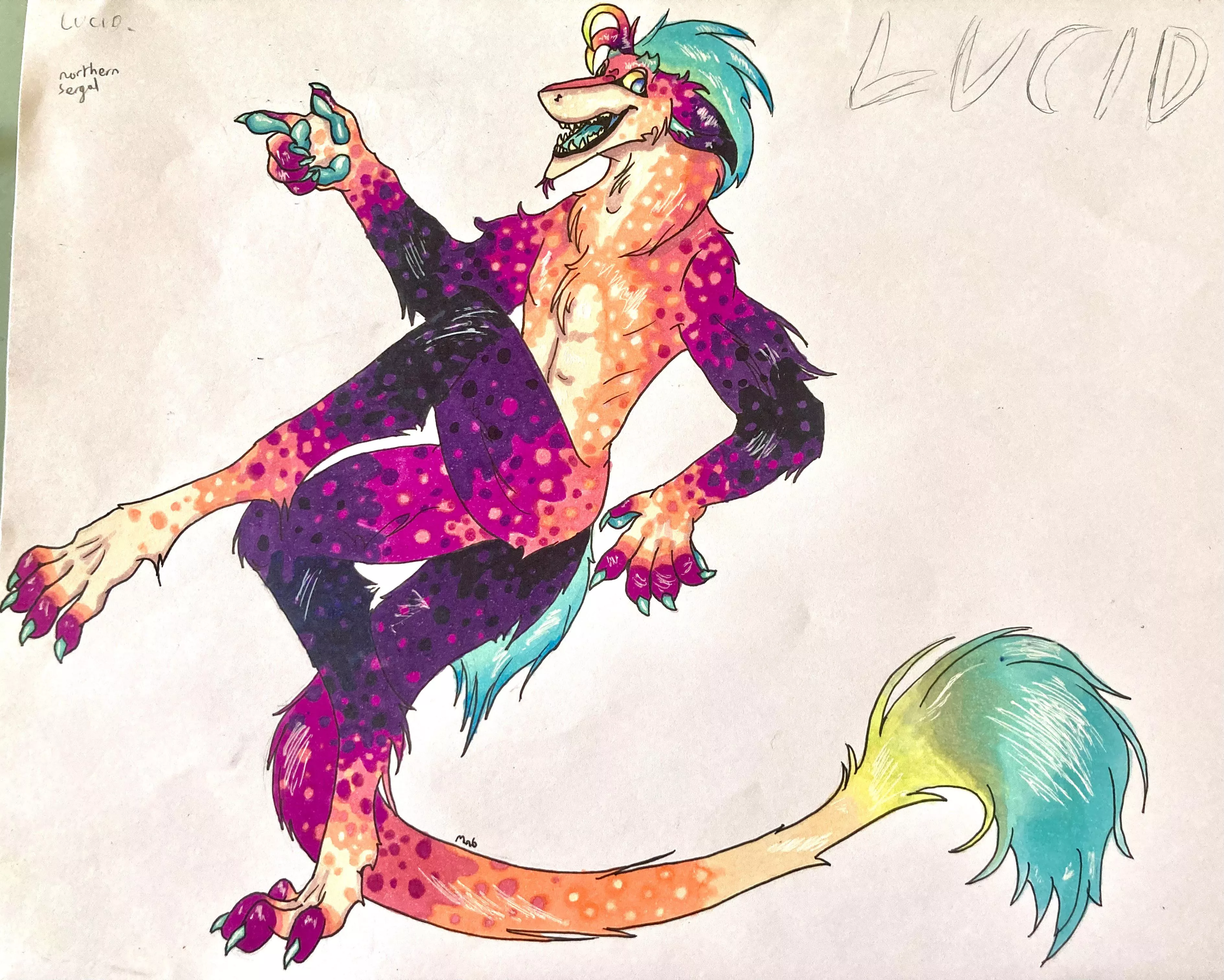 Finally did an art piece of my fursona, it took me 4 hours but I think it’s pretty decent posted by Hot_Luck_8794