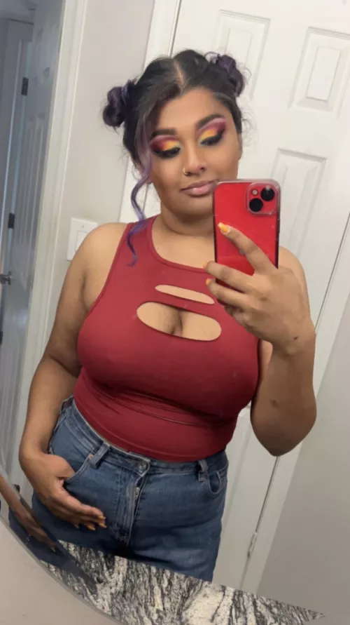 First time with my hair in buns [F] by pritidope