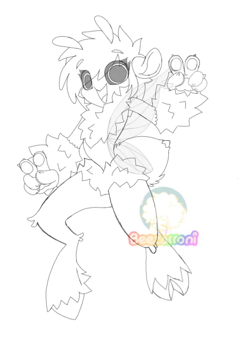 I have immediately grown attached to this little buzz fuzz already by Beezarroni