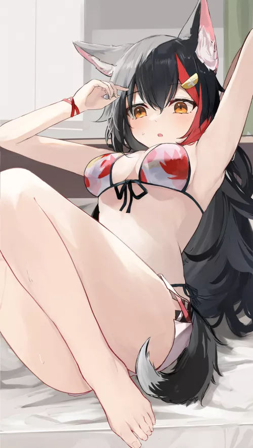 Mio Thighs [VTuber] by ArmorXIII