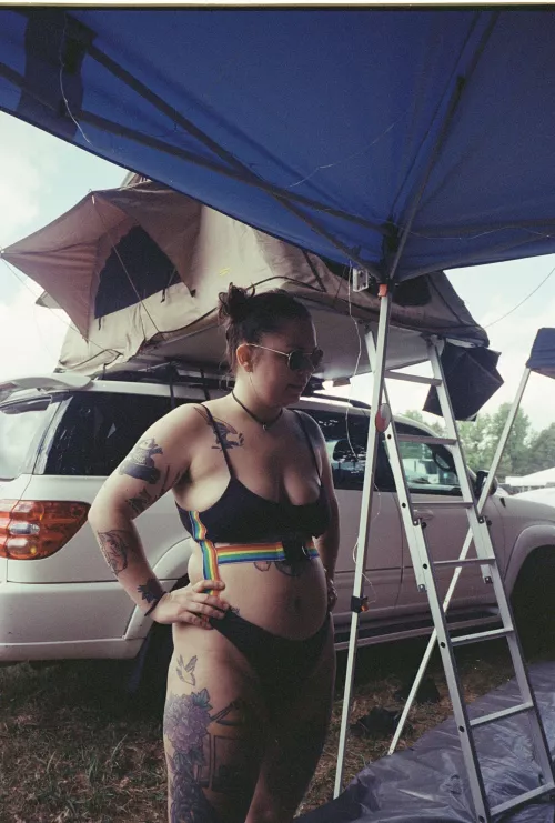 Slut at the campsite by Tattoos_Temptations