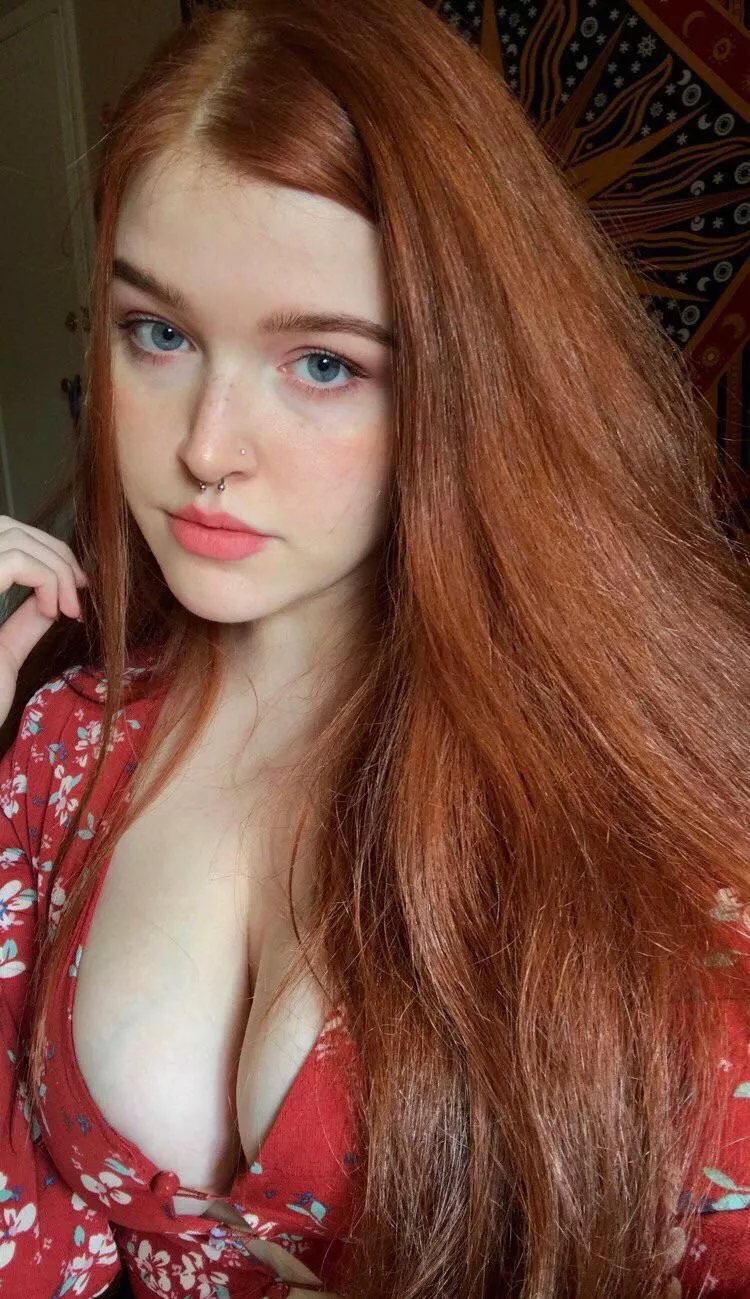 Someone told me redheads shouldn’t wear red but I love this shirt ❤️ posted by str4wberryjuice