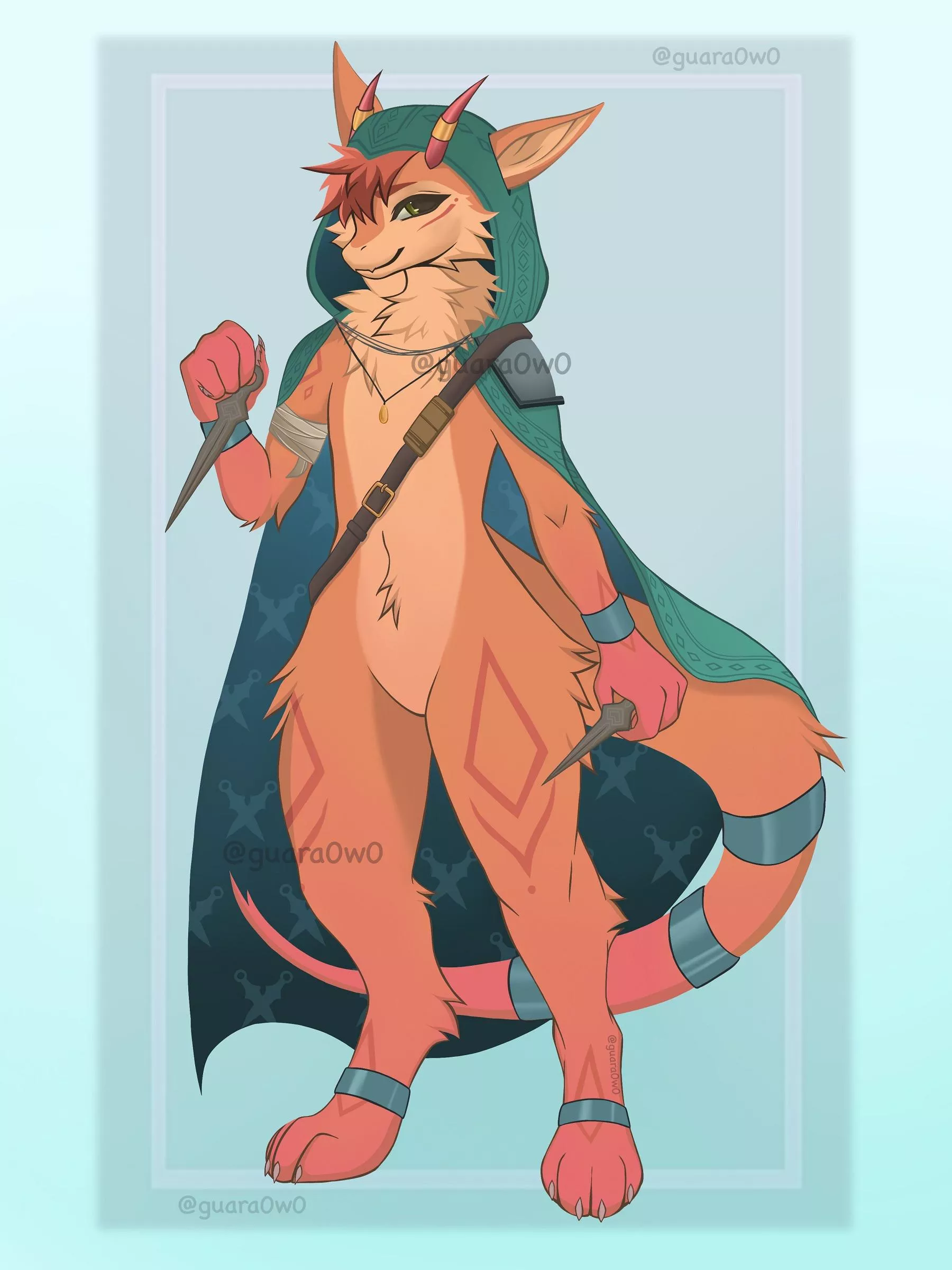 The kobold thief - adopt open (art by me) posted by eveliseart