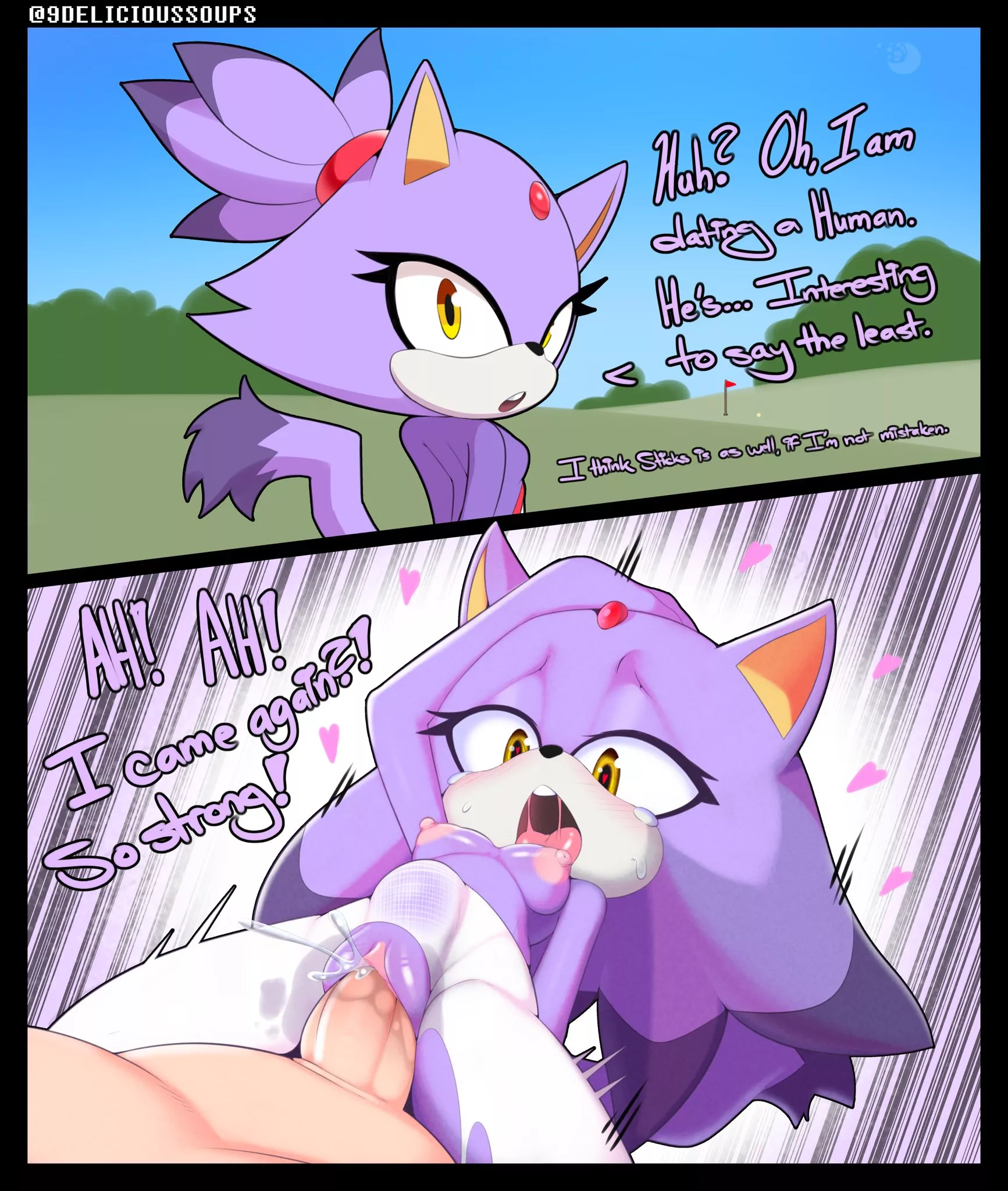 Blaze dates a human (delicioussoup) posted by Eclipticreaper