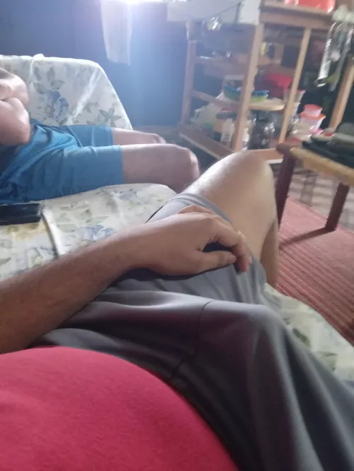 Chilling with dad by idontknowyounav