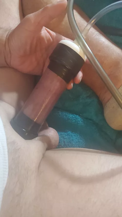 Filling my handmade pump by GirthyMcShaftSC