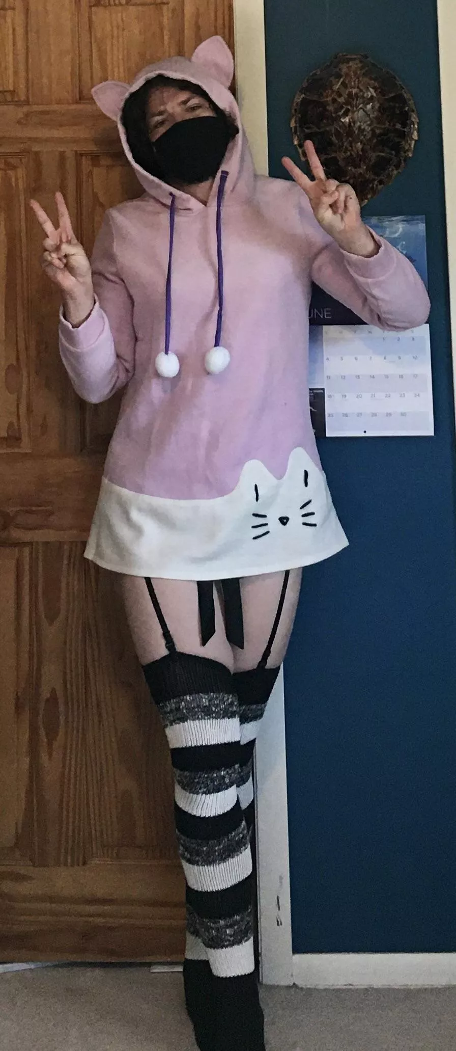 Hello r/femboy! What do you think about my pajamas? posted by NormTheFemlin