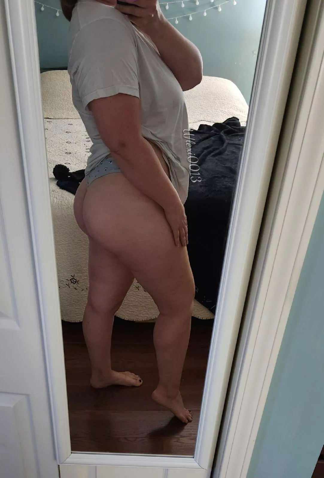 Hope it's okay that I wear your t-shirt to bed posted by lexi0013