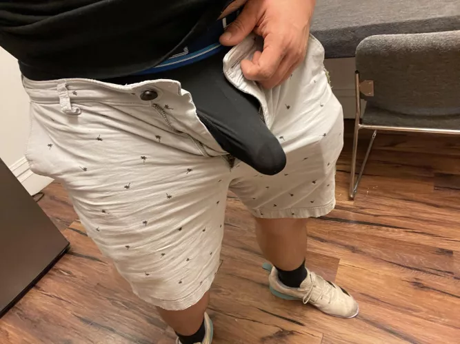 I hope my softie is not too noticeable after I shove it into my shorts by dcarosie3