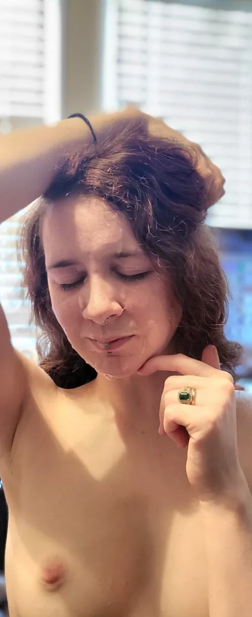 I love the lewd feeling I get when I have cum all over me by DreamCreamKitten