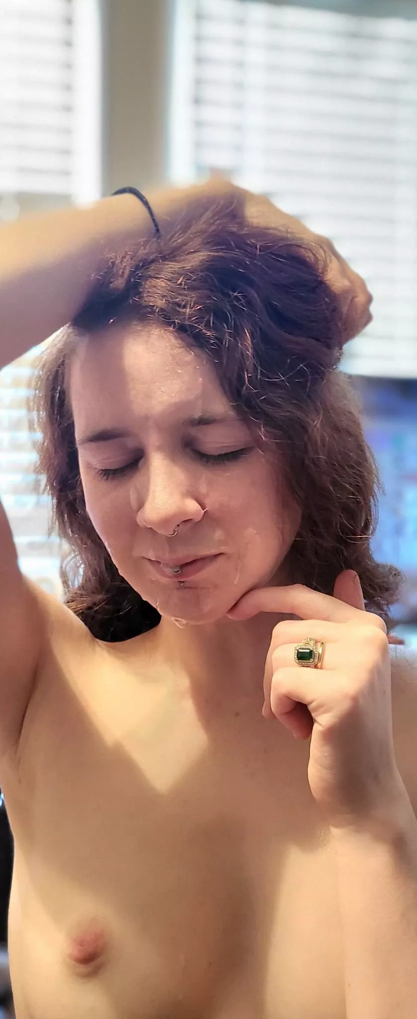 I love the lewd feeling I get when I have cum all over me posted by DreamCreamKitten