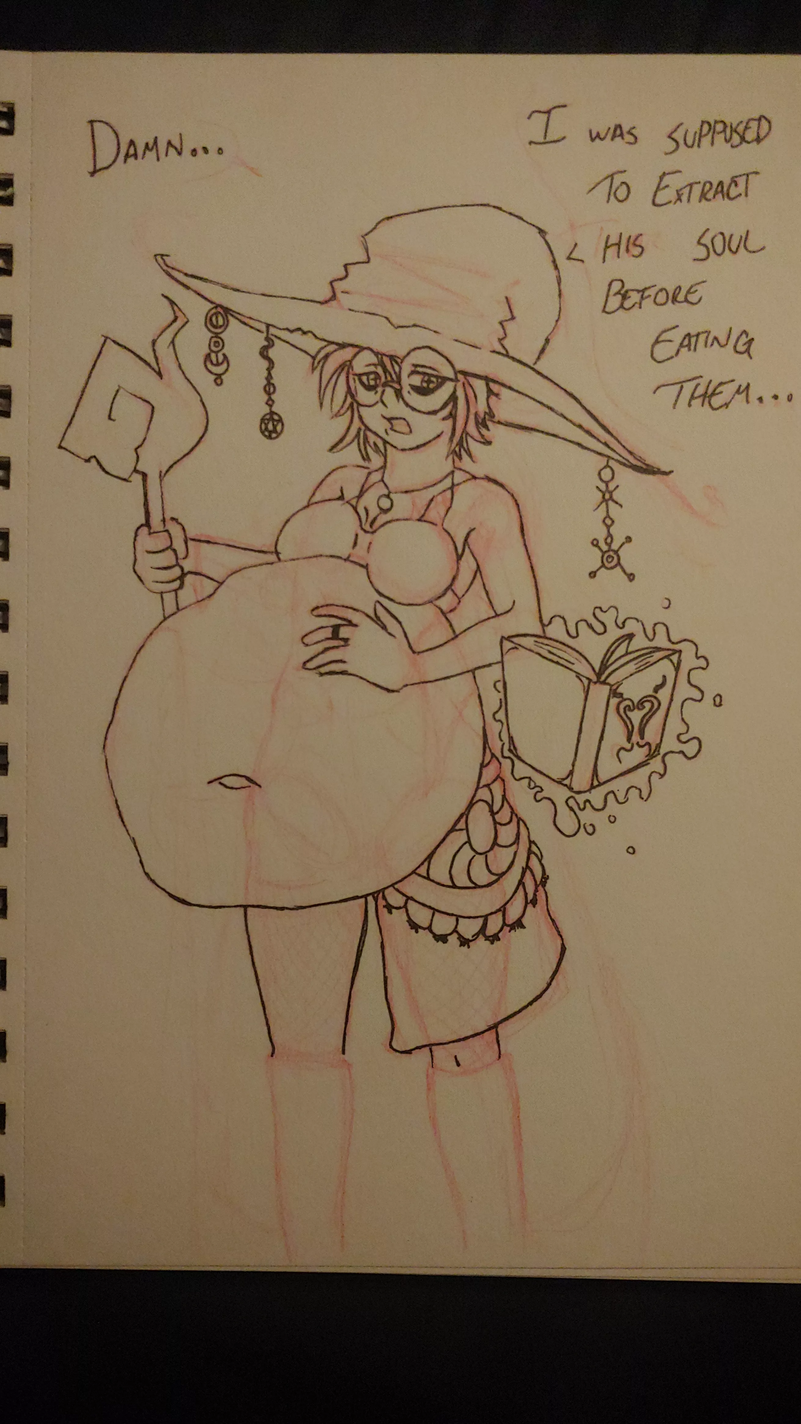 {Image}Witch messes up, Art by me 18+ posted by DarkUrsaman