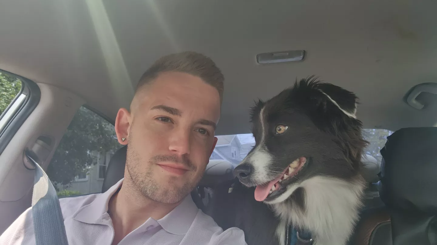 Me and kody boy just saying hi again posted by glaukglauk1