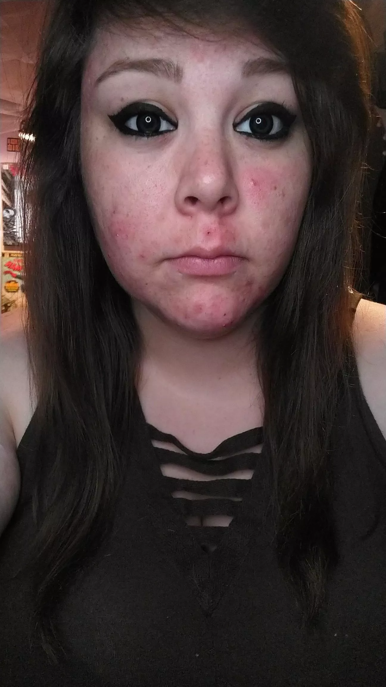 My face after battle posted by OfficialMakaah