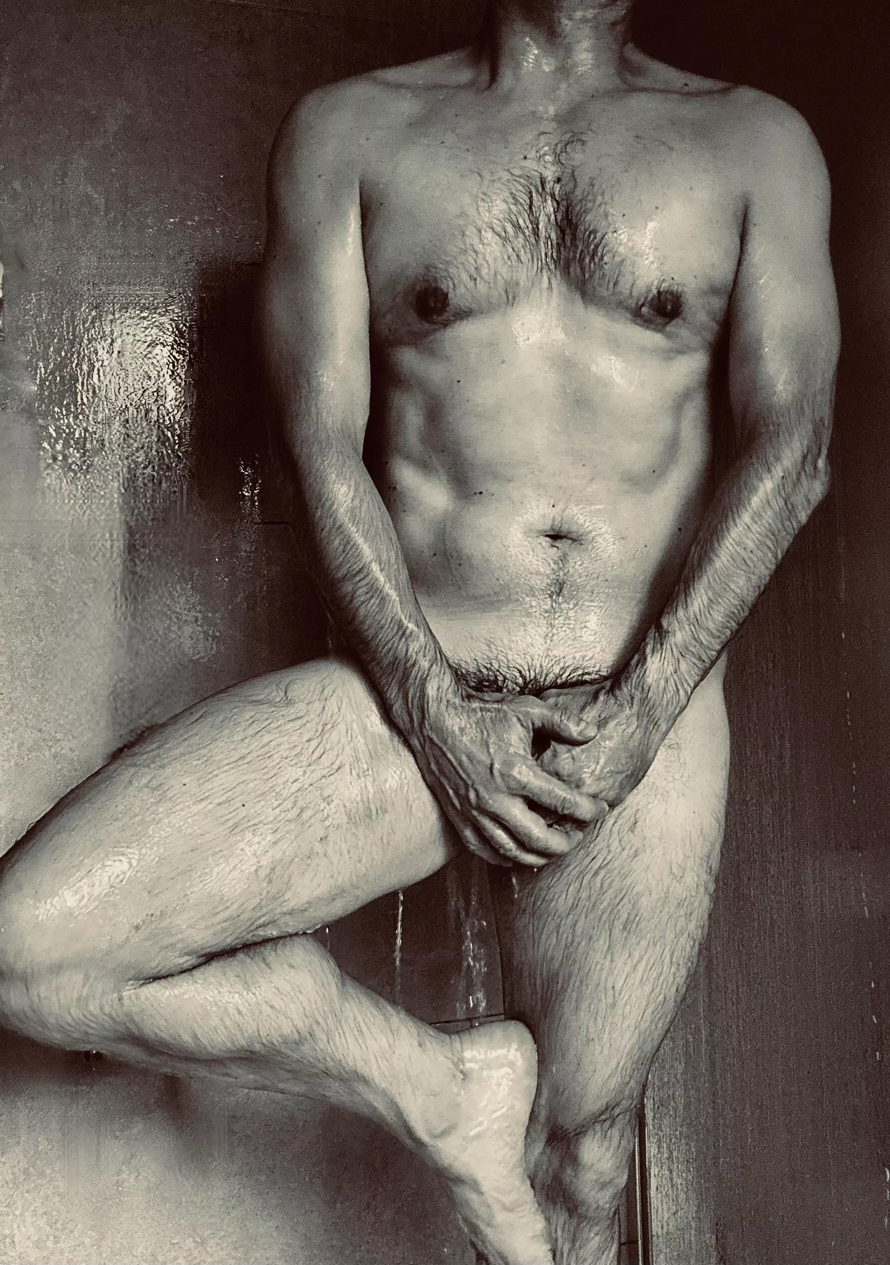 Naked, wet and shiny. Happy Monday to you all posted by will-shears