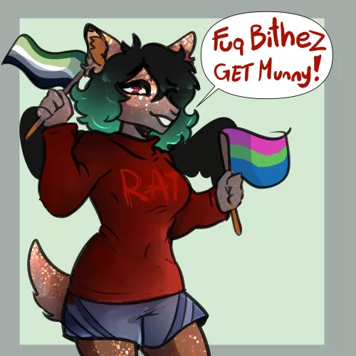 Pride month is over but i just wanna share this cute piece i made by Purespite333