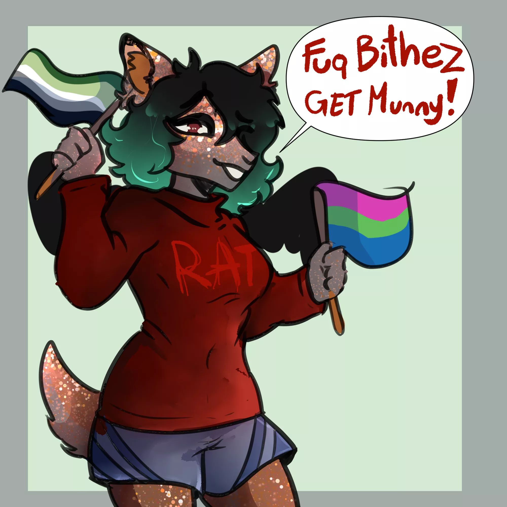 Pride month is over but i just wanna share this cute piece i made posted by Purespite333