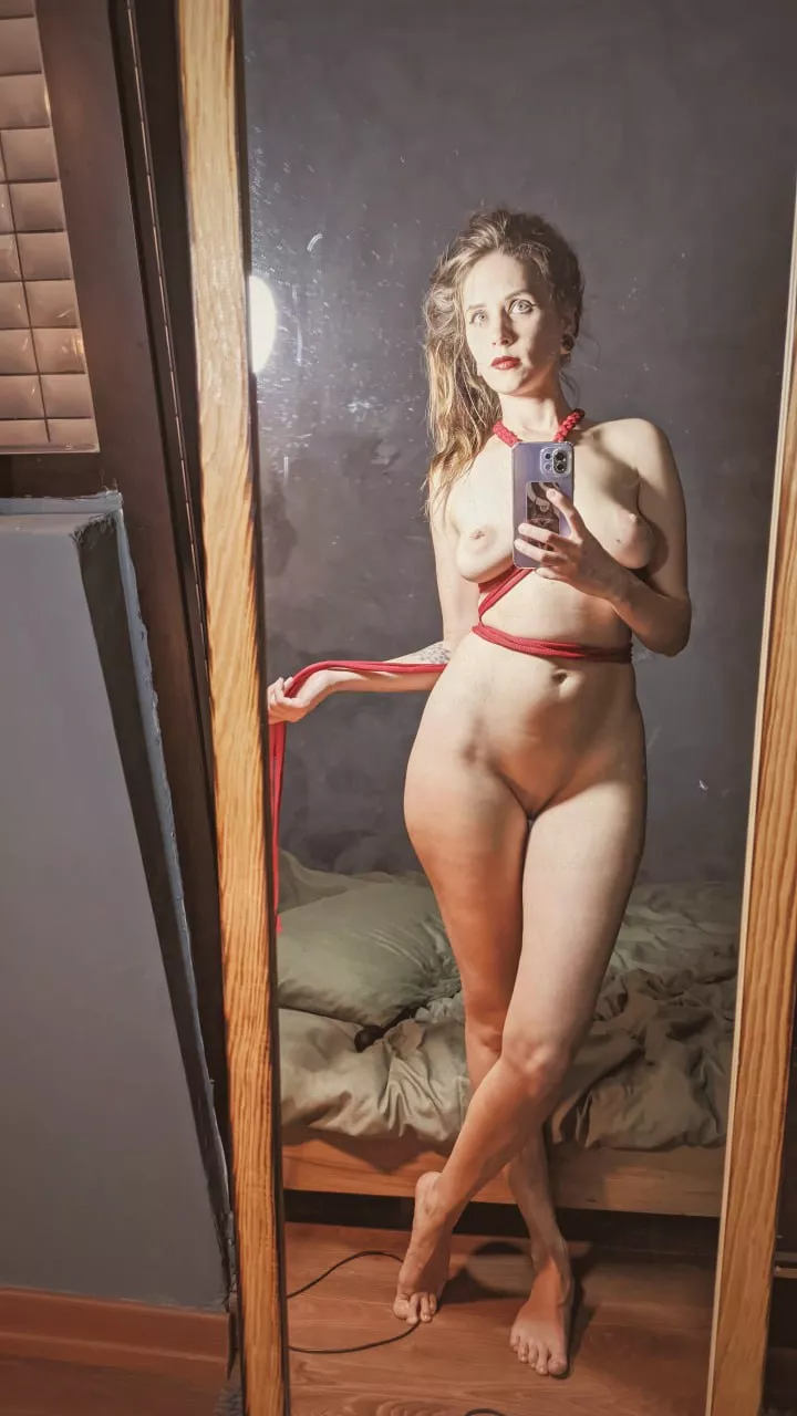 Selfbondage. Wanna play with me? posted by FewAbbreviationse