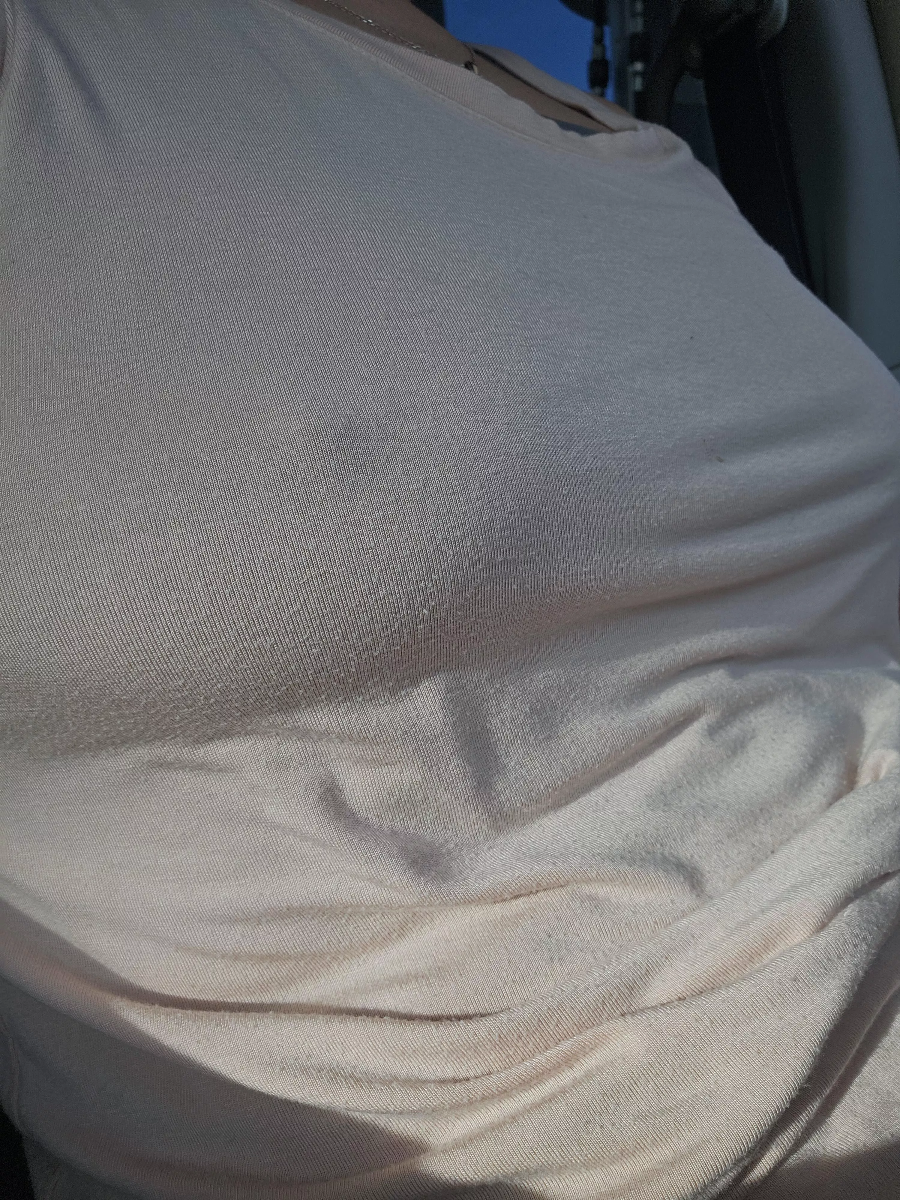 Started wearing tighter shirts when going braless. posted by newsub1214