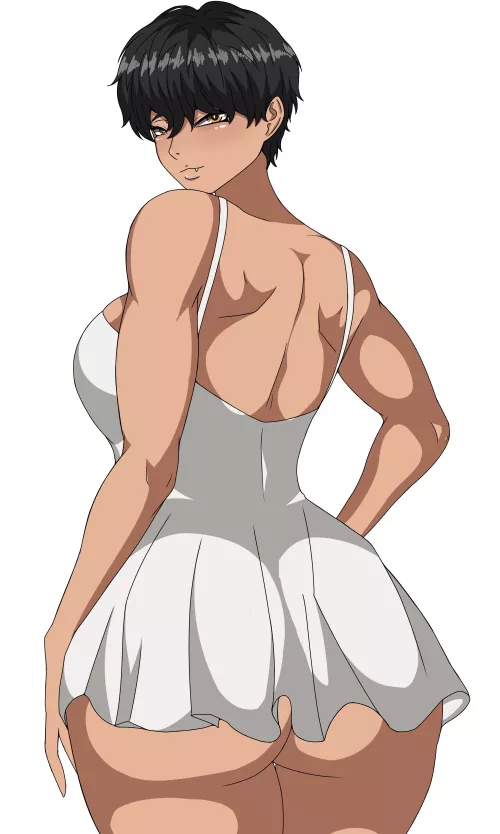 Tomboy wearing dress [Artist: DemonDog17] by ComaOfSouls