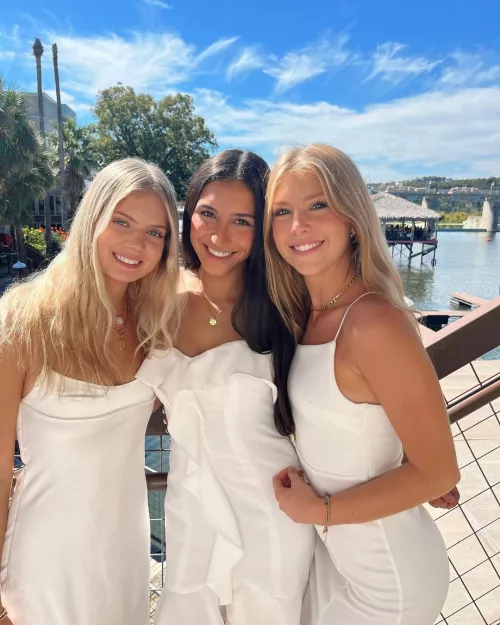 White Dress Ladies by blackgold12