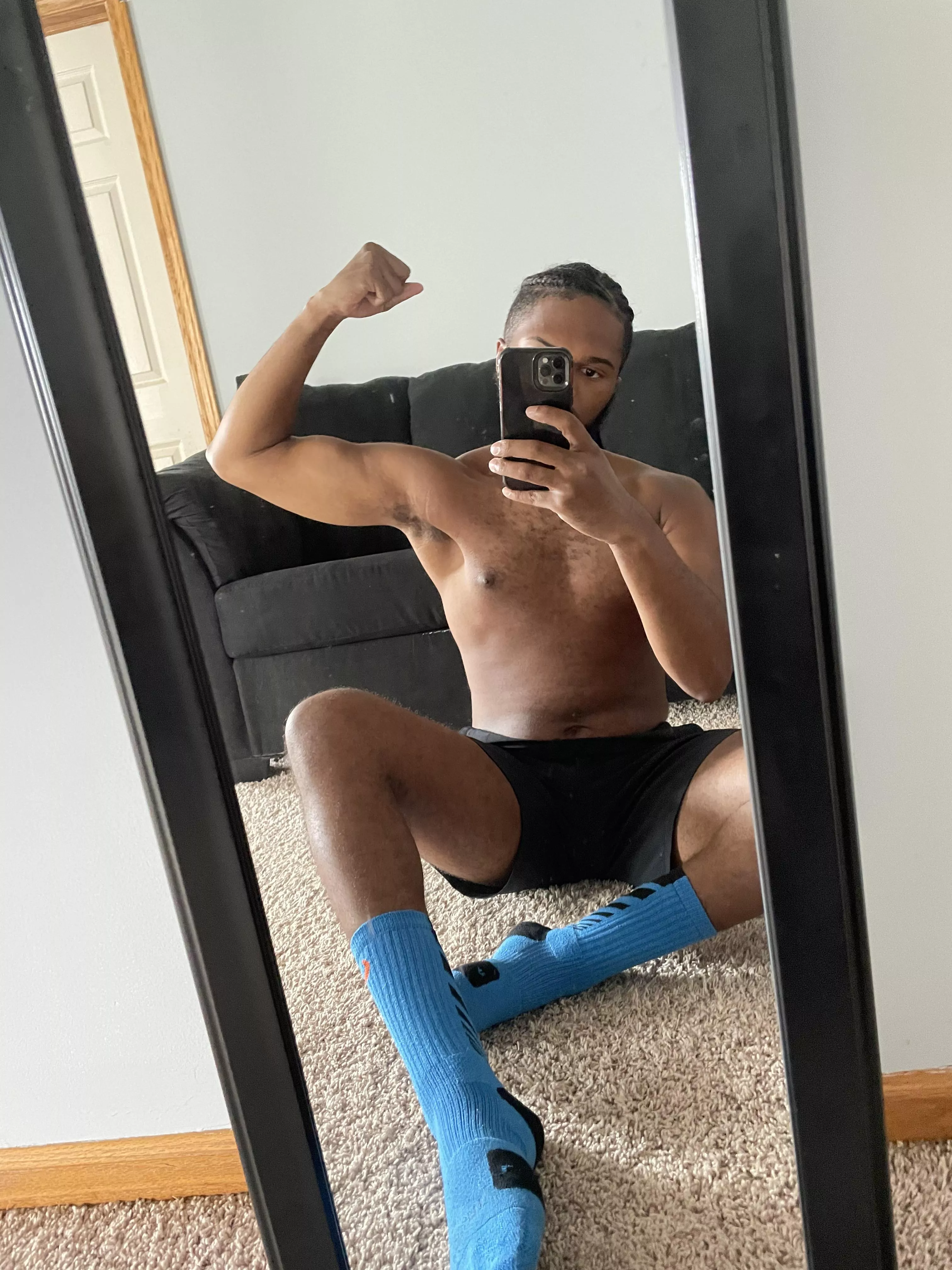Who’s gonna nuzzle in here after my workout? posted by Josiahk1119