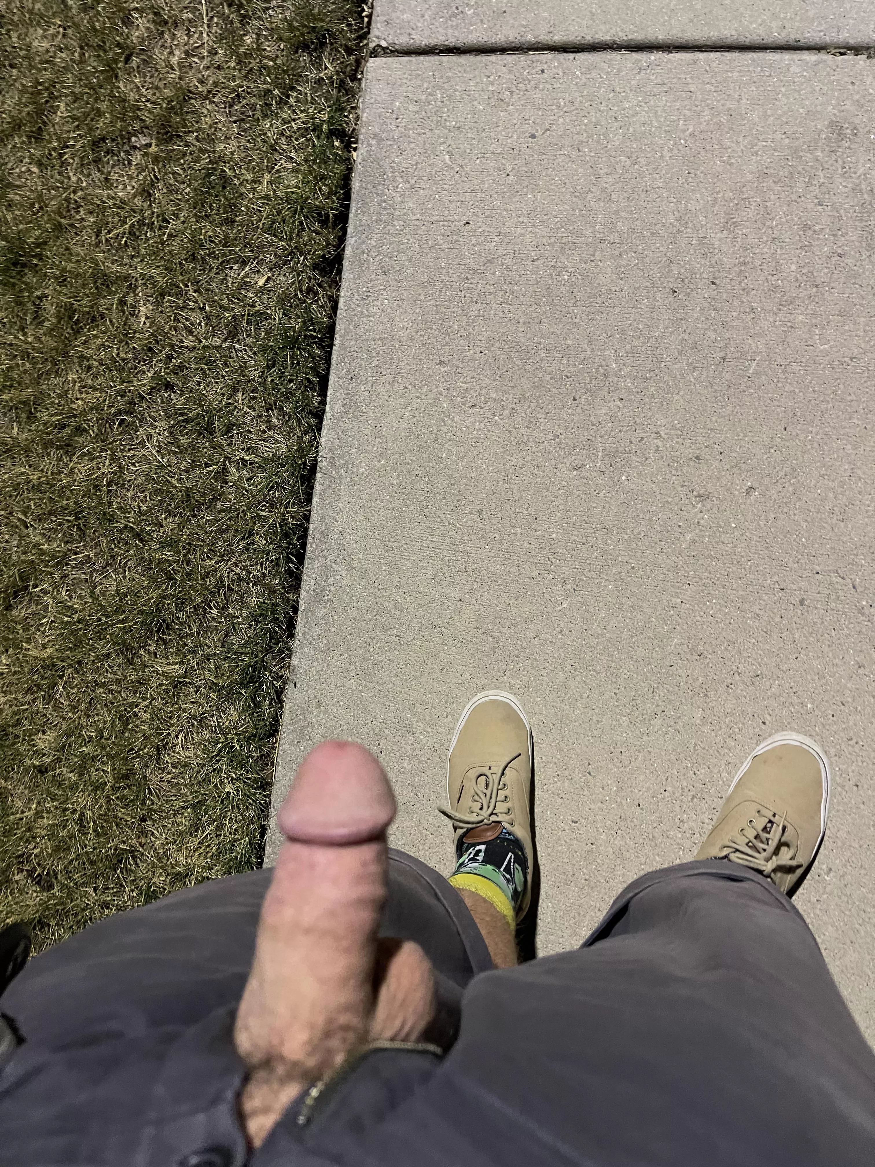 At the park, under the light posted by fake_name_1000